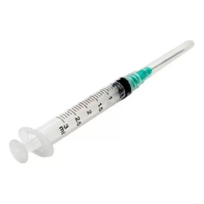 Jeringa Descartable C\u002Faguja 40\u002F8 Luer Lock 3ml X100u Terumo | Envío gratis
