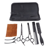 Tijeras Estilista Profesional Peluquero Peine Set 8 Piezas