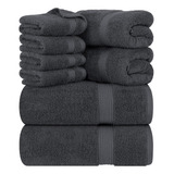 Juego De Toallas Utopia Towels Premium De 8 Piezas, 2 Toalla