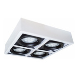 Plafón Aplique Luz Led 60w Luces Ar111 Gu10 Spot Dimerizable