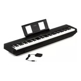 Piano Digital Yamaha P45 Com Base Color Negro