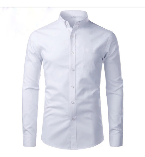 Camisa Social Tech  Elastano Que Nao Amarrota - Slim Fit