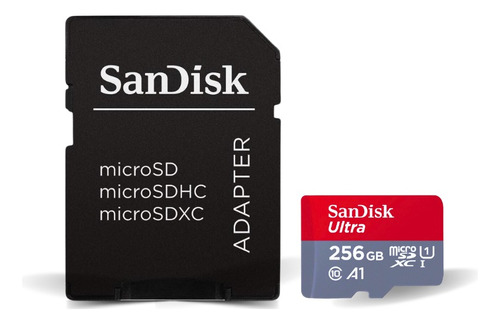 Cartao Sandisk Micro Sdxc Ultra 120mb/s 256gb