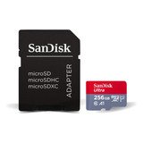 Cartao Sandisk Micro Sdxc Ultra 120mb/s 256gb