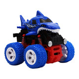 Carrinho Big Whell Fricção Monster Truck 4x4 Tubarão