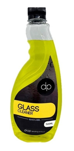 Drop Detailing Glass Cleaner Limpia Vidrio Black Label 500ml