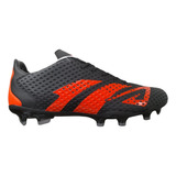 Zapato Futbol Tachones Soccer Economico Unión 2041 Ngr Rojo 