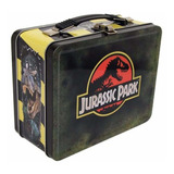 Lonchera Jurassic Park Tin Tote Negro, Estandar