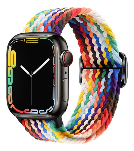 Correa De Nailon Trenzado Para Apple Watch Banda Elástica