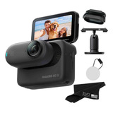 Cámara De Acción Insta360 Go 3 De 64 Gb, Color Negro Mediano