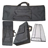 Capa Bag Teclado Casio Ctk-6250 Master Luxo Bk + Cobertura
