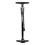 Inflador Bicicleta De Pie Manometro Valvula Universal 160psi Color Negro