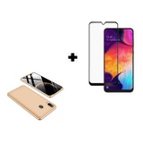 Funda Estuche 360 De Lujo + Vidrio 5d Full Samsung A50