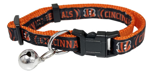 Nfl Cat Collar De Satén Cincinnati Bengals, Collar De Equi.