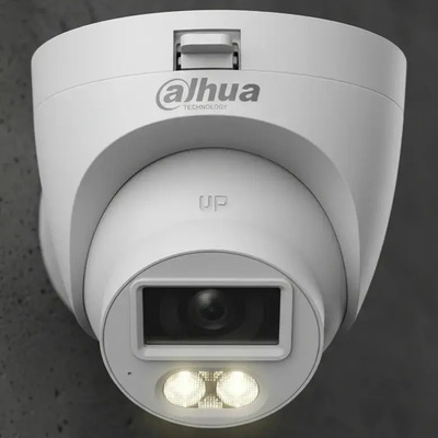Camara De Seguridad Domo 5mp Fullcolor Audio 30m Ir Dahua Blanco | Envío gratis