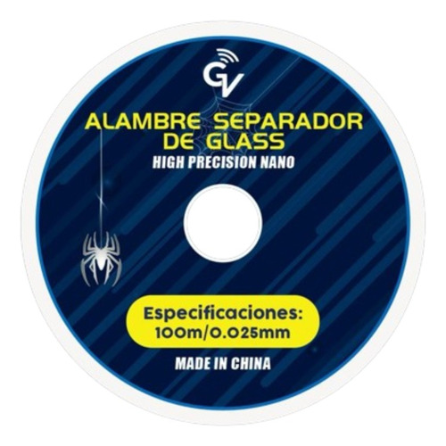 Alambre Hilo Separador De Glass Nano 100m 0,025mm Gv Premium