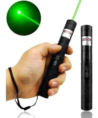 Super Caneta Laser Pointer 7500mw 35km Verde Kit Completo