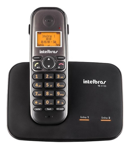 Telefone Sem Fio Intelbras Ts 5150 Viva-voz -ate 10 Ramais.