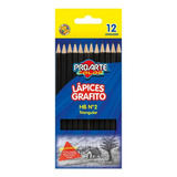 Lapices Grafito Triangular Hb N°2 Proarte