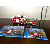 Lego City Camion De Bomberos + Trailer