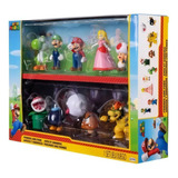 Super Mario Set 10 Figuras Amigos Y Enemigos Jakks Pacific