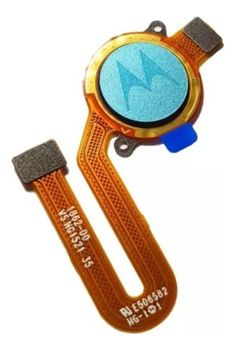 Flex Sensor De Huella Original Xt2155-1- Moto E20 Azul Aqua