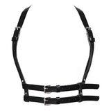 Waist Belt Belt Leather Body Chest Chain Black Goth