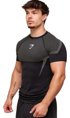 Camiseta Ajustada Gymshark De Secado Rápido For Hombre