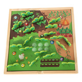 Jogo De Memória De Vegetais De Madeira Early Educational Mag