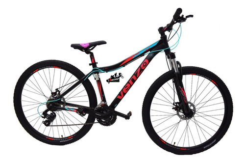 Bicicleta Venzo Frida Rodado 29 21 Vel Frenos A Discos Dama