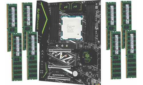 Kit Placa Mãe Huananzhi F8 + Xeon E5 2696 V4 + 512gb