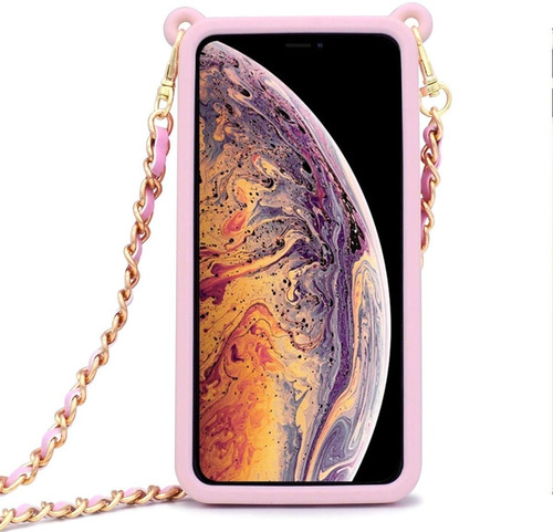 Fundas Para iPhone Case Silicona Cubierta Carcasa Con Correa