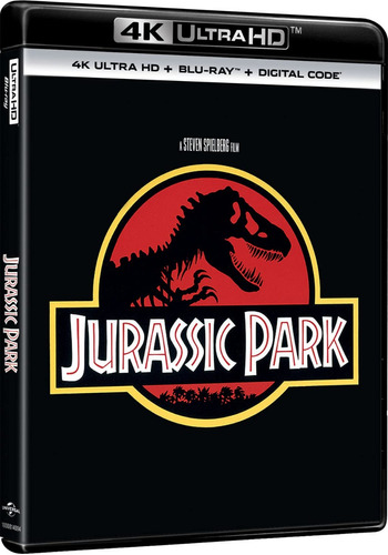 Blu Ray 4k Jurassic Park 1 - Dub/leg Lacrado