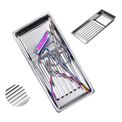 Bandeja Inoxidable Esterilizacion Herramientas Pedi Manicura | MercadoLibre