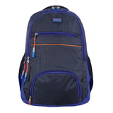 Mochila Lotto Modelo Bastile X0136 Color Azul-negro