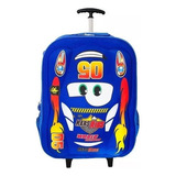 Mochila Carros 3d Infantil Masculina Rodinhas Escolar Cl1 