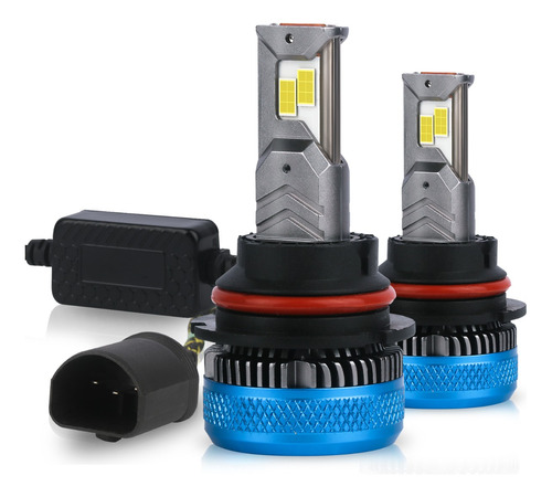 H4 H13 9007 Auto Kit Focos De Led 60000lm Alta Y Baja Canbus