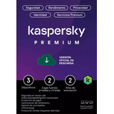 Kaspersky Premium ( Total Security ) 2024 / 3 Pcs  2 Años  