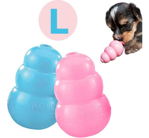 Juguete Kong Puppy Cachorros Rellenables Talla L - Original