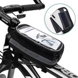 Alforja Bolso Delantero Porta Celular Gps Para Bicicleta 