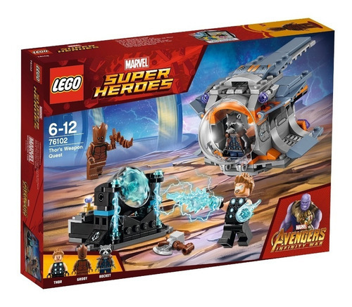 Todobloques Lego 76102 Super Heroes Aventura Tras Arma Thor