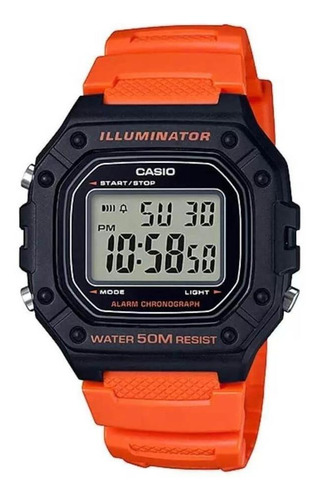 Relógio Casio Unissex W-218h-4b2vdf