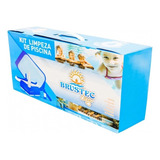 Kit De Acessórios P/ Limpeza Piscina Lazer Brustec 6 Itens