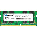 Memoria 16gb Ddr4 Pc4 17000s 2133mhz Sodimm 2rx8 260-pin 