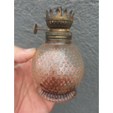 Antigua Lámpara A Kerosene Vidrio Miniatura