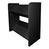 Estante Organizadora Porta Livros E Revistas - Preto - 60cm