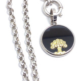 Collar Cadena Rolo Arbol Vida De Plata 925 Cadenitas Mujer