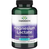 Swanson - Magnesium Lactate Lactato De Magnesio 120 Cap Sin Sabor