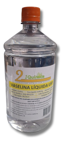 Vaselina Líquida (óleo Mineral) 1 Litro - Usp