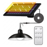 Luz Solar Interior/exterior Ip65 Impermeable Mando A Distanc